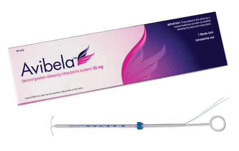 Avivela packshot intrauterine device