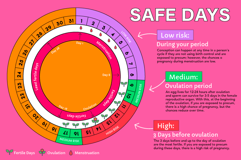 menstrual cycle safe and unsafe days