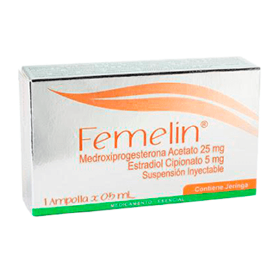 femelin ampolla disponible en Colombia